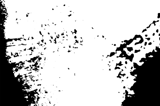Rustic grunge texture with grain and stains. Abstract noise background. PNG graphic illustration with transparent background.