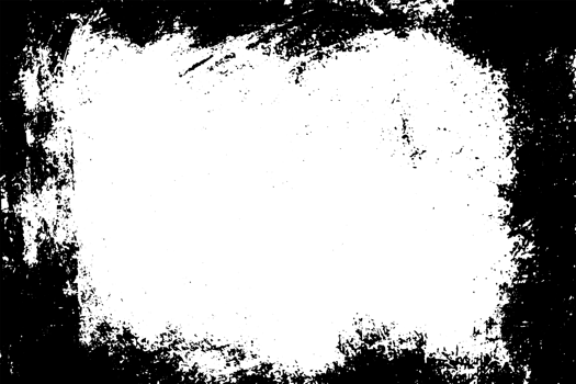 Grunge border texture background. Abstract frame overlay. PNG graphic illustration with transparent background.
