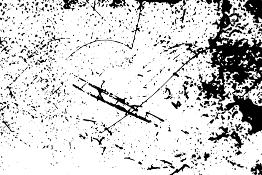 Rustic grunge texture with grain and stains. Abstract noise background. PNG graphic illustration with transparent background.