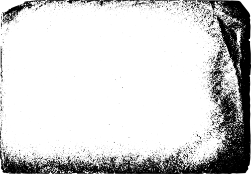 Grunge border texture background. Abstract frame overlay. PNG graphic illustration with transparent background.