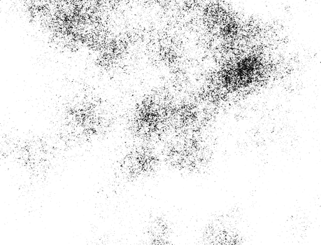 Grunge dots and points texture background. Abstract grainy overlay. PNG graphic illustration with transparent background.