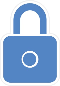 Locked Vector Icon Design