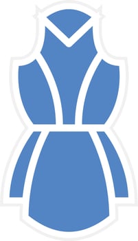 Dress Vector Icon Design
