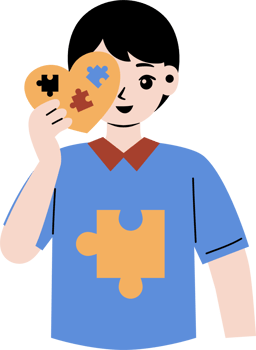 autism kid illustration png