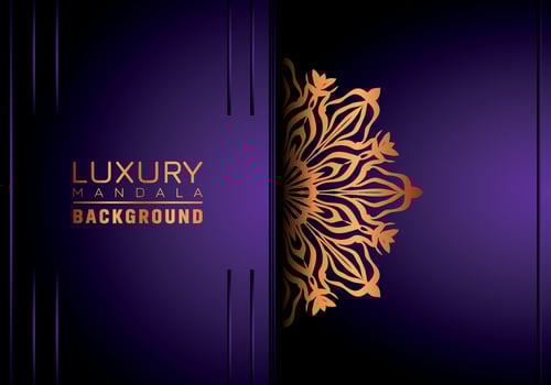 Luxury mandala background ornamental, arabesque style With Golden Arabesque Pattern Style. Decorative Mandala Ornament For Print, Brochure, Banner, Cover, Poster, Invitation Card vector