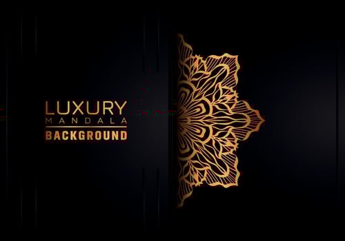Luxury mandala background ornamental, arabesque style With Golden Arabesque Pattern Style. Decorative Mandala Ornament For Print, Brochure, Banner, Cover, Poster, Invitation Card vector