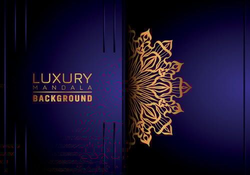 Luxury mandala background ornamental, arabesque style With Golden Arabesque Pattern Style. Decorative Mandala Ornament For Print, Brochure, Banner, Cover, Poster, Invitation Card vector
