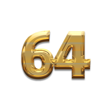 Number gold luxury, use birthday,age,anniversary png