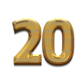 Number gold luxury, use birthday,age,anniversary png