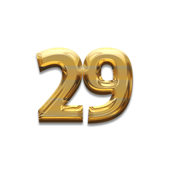 Number gold luxury, use birthday,age,anniversary png