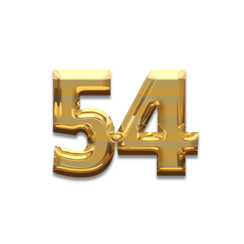 Number gold luxury, use birthday,age,anniversary png