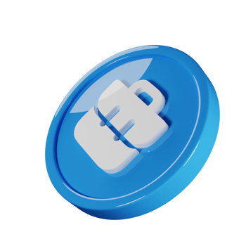Briefcase Business Icon 3D Render Illustration png
