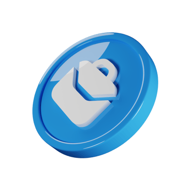 Briefcase Business Icon 3D Render Illustration png