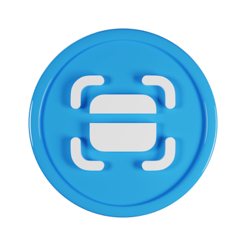 Credit Card Scan Business Icon 3D Render Illustration png
