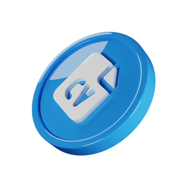 File Cv Business Icon 3D Render Illustration png