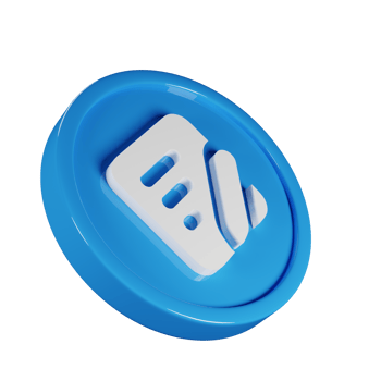Memo Pencil Business Icon 3D Render Illustration png