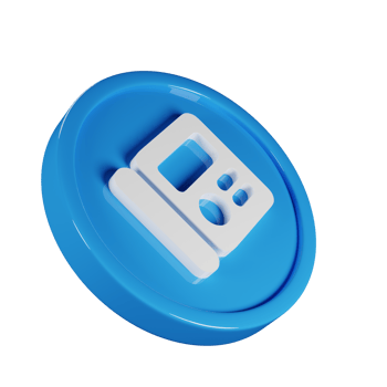 Phone Intercom Business Icon 3D Render Illustration png