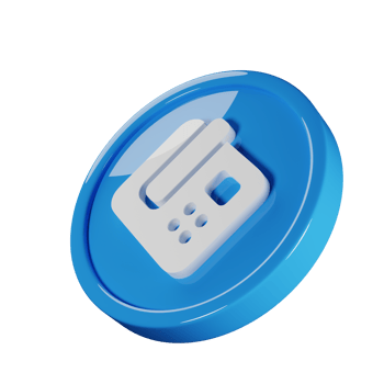 Phone Office Business Icon 3D Render Illustration png