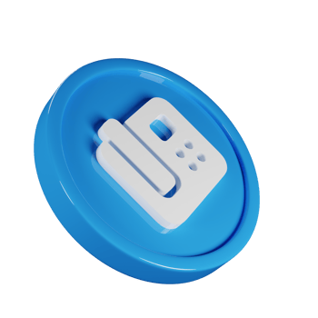 Phone Office Business Icon 3D Render Illustration png