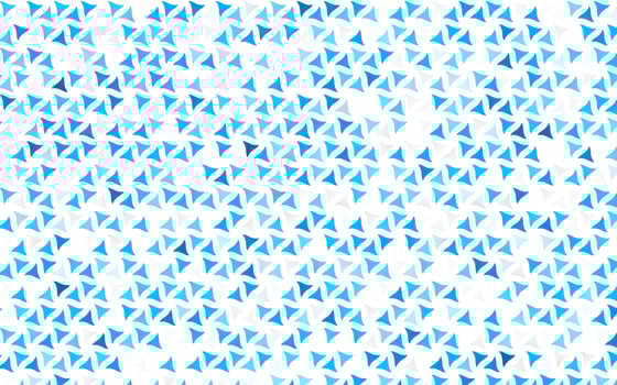 Light BLUE vector seamless pattern in polygonal style.