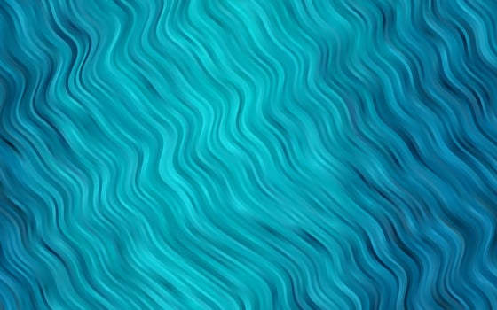 Light BLUE vector background with bent lines.