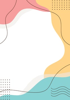 Fluid liquid poster and wave background of dynamic shapes. Wallpaper gradient with liquid shape. Illustration colorful template banner with soft curve and wave. vector