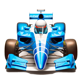 blue racing car illustration png