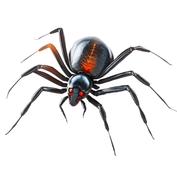 black widow spider illustration png