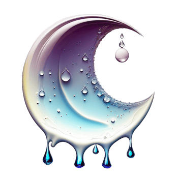 the cute moon illustration png