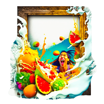 fruit frame healthy vitamins png