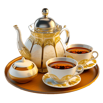 after noon tea PNG illustration