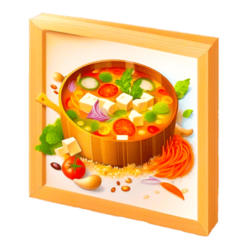 Bowl Of Vegetable Soup free illustration png