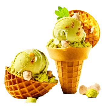 Ice Cream Cones Food Scoops Banana Split PNG