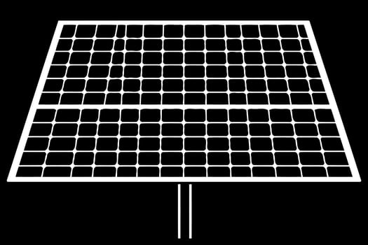 solar energy panels conceptual vector