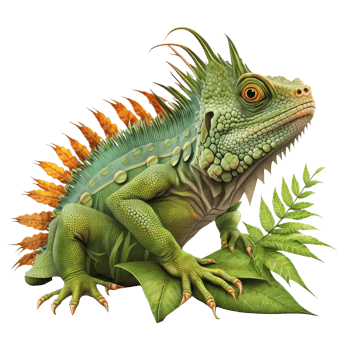 iguana . aesthetic png