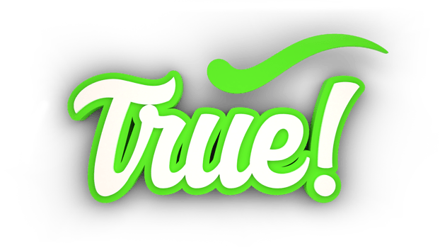 3D FONT TRUE GREEN png