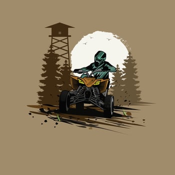 atv sport, an illustration of sport vector