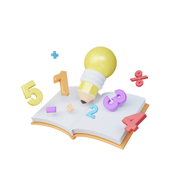 3d think idea of education concept illustration png