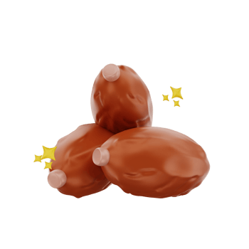 3d dates fruit icon illustration object png