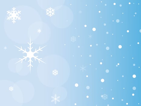 White snow background style and welcome to winter season. vector