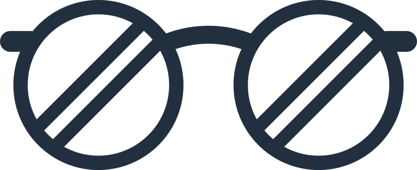 Cute glasses icon. png