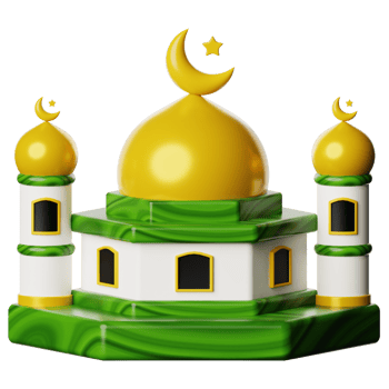 Ramadan Mosque 3d Icon Illustration png