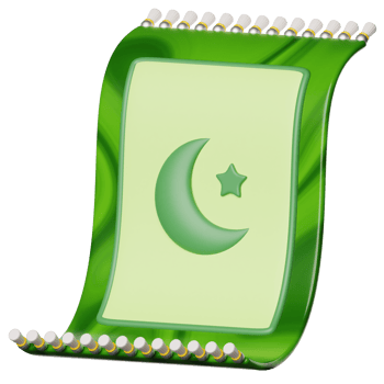 Ramadan Prayer Mat 3d Icon Illustration png