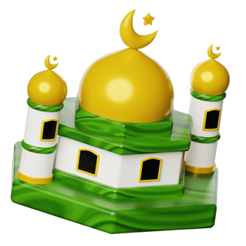Ramadan Mosque 3d Icon Illustration png