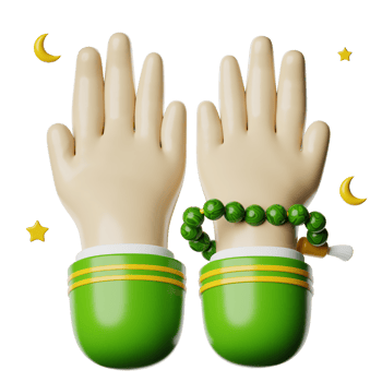 Ramadan Pray 3d Icon Illustration png