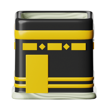 Ramadan Kaaba 3d Icon Illustration png