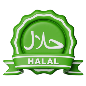 Ramadan Halal Badge 3d Icon Illustration png