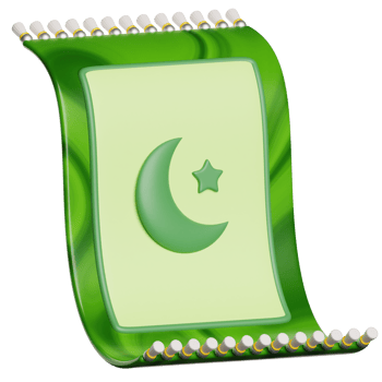 Ramadan Prayer Mat 3d Icon Illustration png