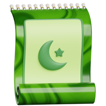 Ramadan Prayer Mat 3d Icon Illustration png