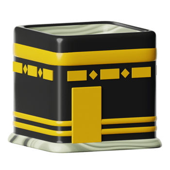 Ramadan Kaaba 3d Icon Illustration png